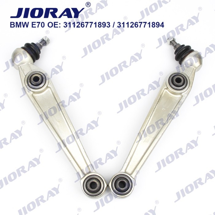 JIORAY Pair Front Lower Suspension Control Arm Straight For BMW X5 X6 Series E70 E71 E72 30d 40i xD