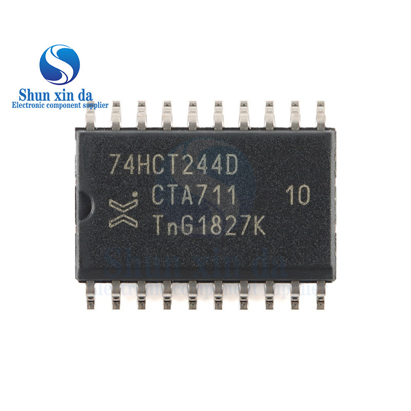 10PCS 74HCT244D 74HCT245D 74HCT573D SOP-20 บัฟเฟอร์และสายไดรเวอร์ Pb-F CMOS LOGIC IC SERIES SOIC14 ร
