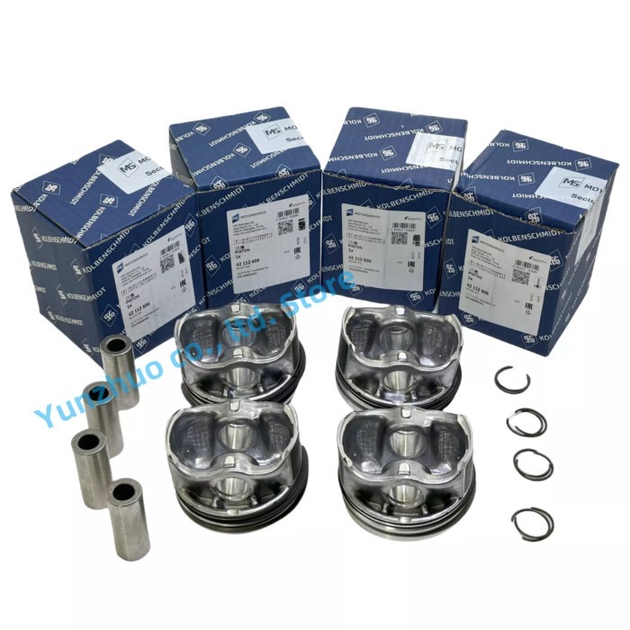 NEW 06H 107 065 BS Pistons & Rings Assembly STD 82.5mm Pin 21mm For VW Golf Passat CC AUDI A3 A4 A5