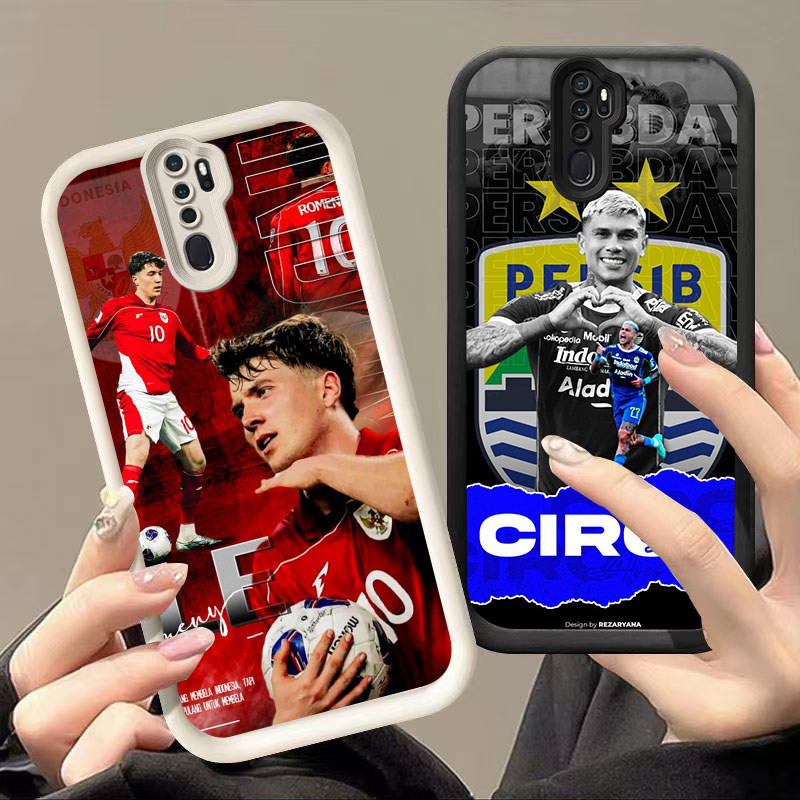 HW-23 Ole Romeen ทีมชาติอินโดนีเซีย photo ปลอกซิลิโคนกันกระแทกสําหรับ OPPO Reno A9 8T 2Z A5 F11 2F 2