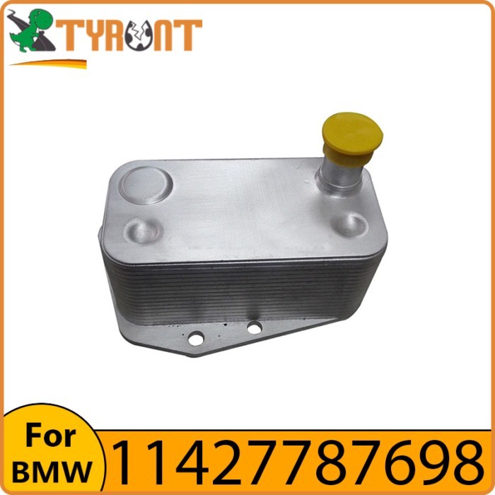 TYRNT Engine Oil Cooler #11427787698 For BMW 1 3 5 Series E87 E46 E90 E91 E60 E61 E83 X3 318d 320d