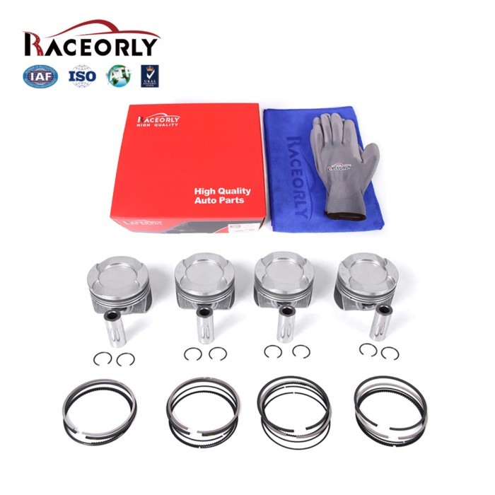 RACEORLY Oversized Pistons Rings +0.5mm CR 10:1 For BMW 328i 528i X3 F30 N20B20A