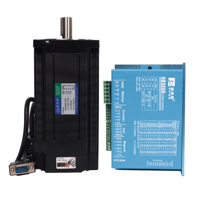 Nema 34 Stepper Motor Driver Servo Motor 86HSE12N+HBS86H Closed-loop step motor 12NM Nema34 86 Hybr