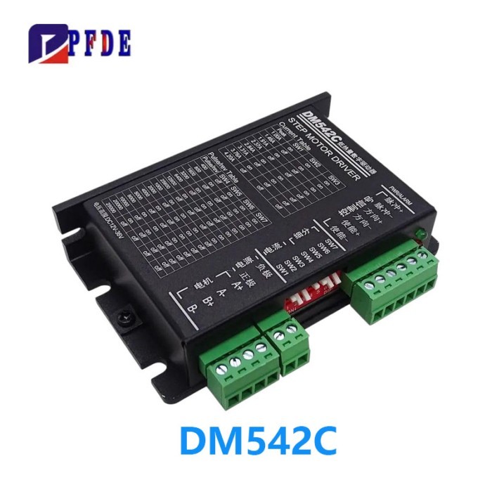 DM542C 42/57 Stepper Motor Driver 4.2A 128 Subdivision Stepper Motor Drive Board with Overheat/Over