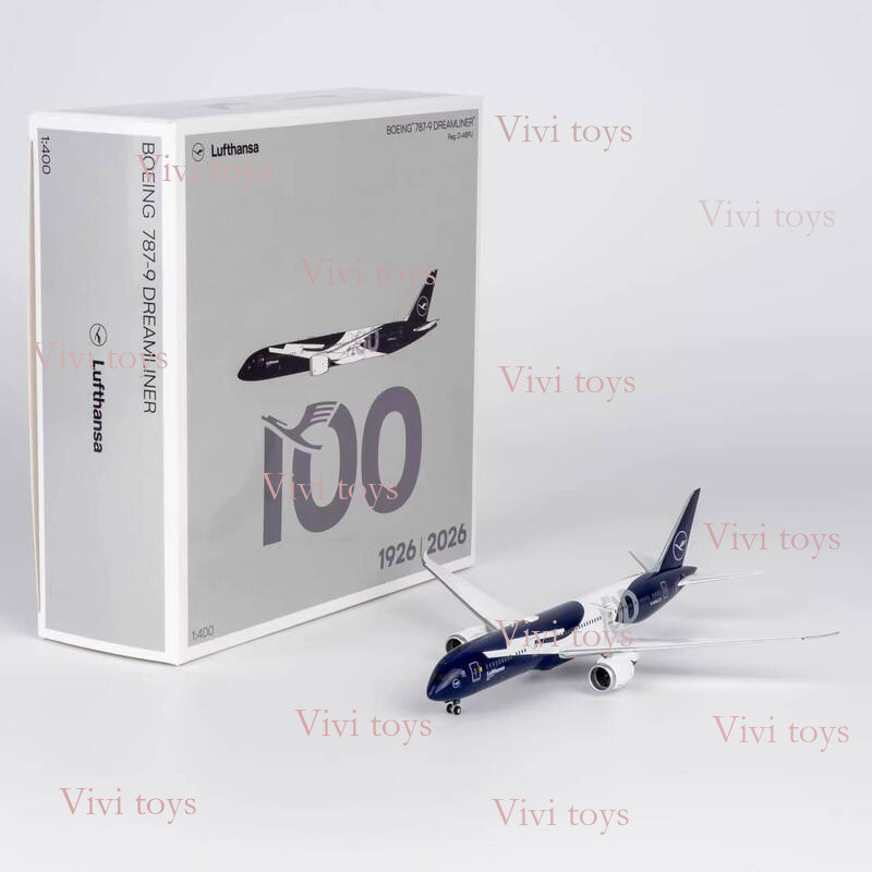 {{vivi toys}} NG Models 1/400 Hensha Airlines B787-9 Alloy Airliner Model Aircraft D-ABPU ครบรอบ 100