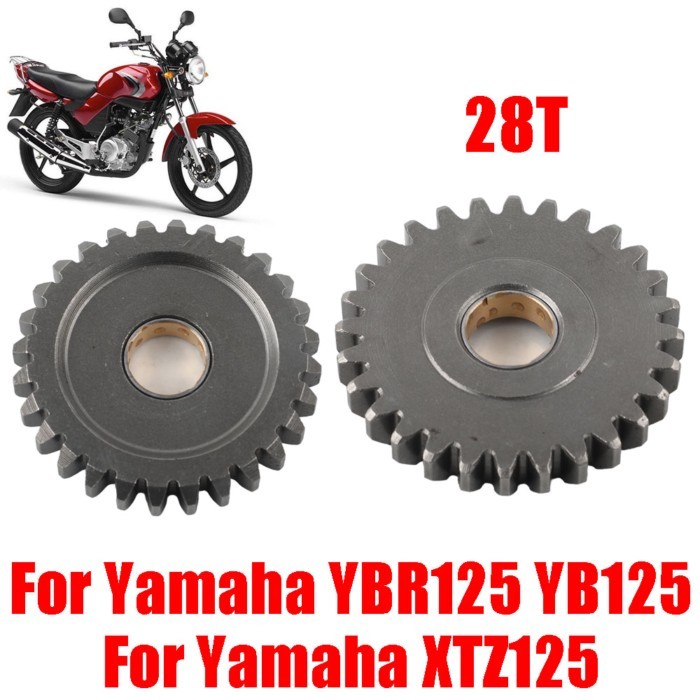 For Yamaha YBR125 YB125 YBR 125 YB 125 XTZ125 XTZ 125 Motorcycle Accessories Freewheel Starter Gear