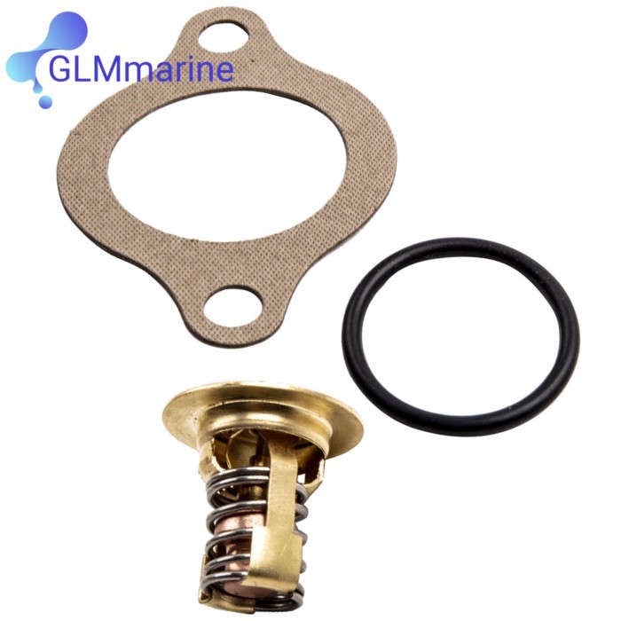 Thermostat Kit 160 Degree 3856961 for Volvo Penta 4.3 5.0 5.7 5.8 7.4 8.1 L AQ 200 225 255 280 290