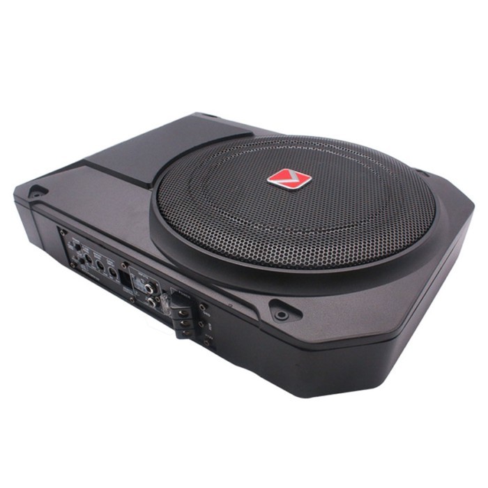 10 Inch Car Audio High-power 20Hz~150Hz Frequency Ultra Slim Compact Active Subwoofer System Horn 1