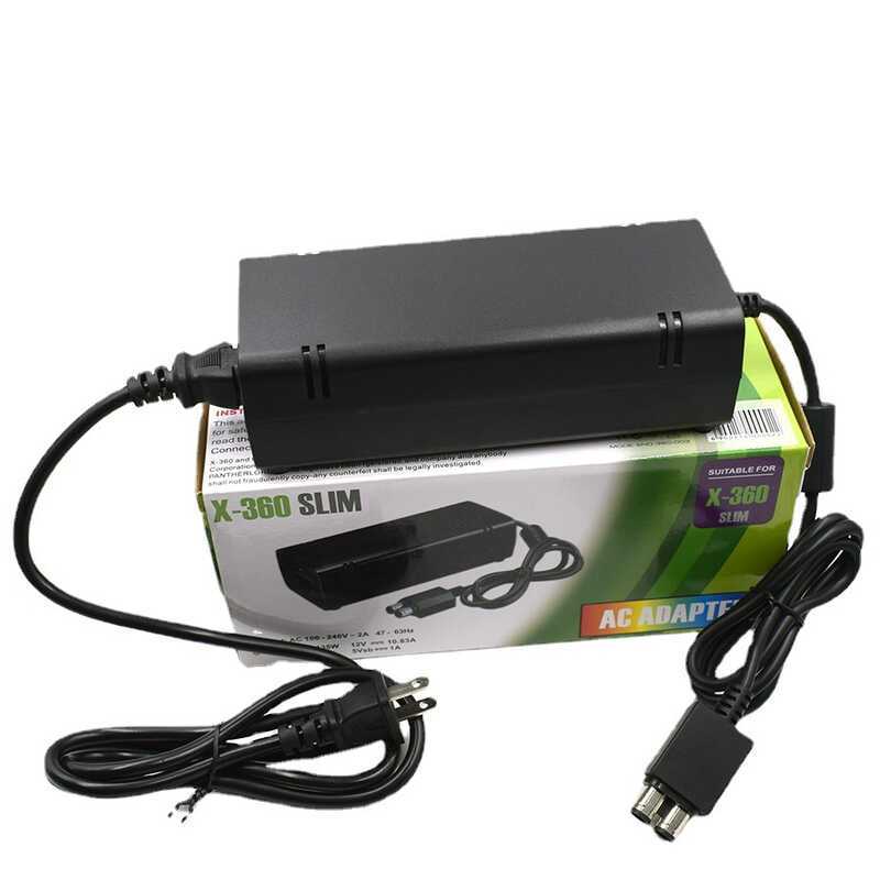 XBOX360slim Fire Niu xbox360 Thin Machine Power Adapter เครื่องชาร์จคอนโซลเกม