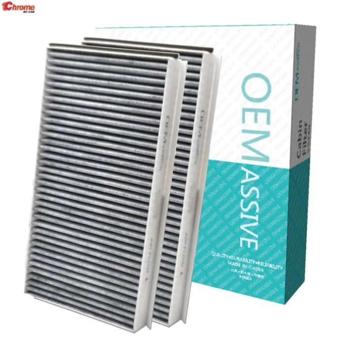 2x Car Pollen Cabin Air Filter For BMW 5 6 Series Alpina B5 B6 E60 E61 E63 E64 2006 2007 2008 2009