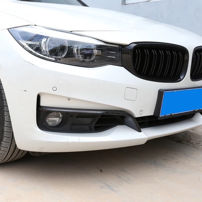 For BMW 3 Series GT Gran Turismo F34 2013-2017 Car Accessories Carbon Fiber 2 Pcs ABS Front Fog Lam
