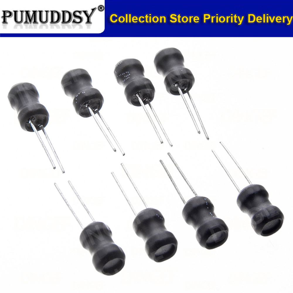 10PCS DIP Power Inductor 0608 I-รูปเหนี่ยวนํา 6*8 มม.2.2 3.3 4.7 6.8 10 22 uh 1mh 2.2mh 3.3mh 4.7mh 