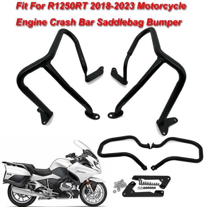 Fit For BMW R1250RT 2018 19 20 21 22-24 R1250 RT Motorcycle Highway Engine Guard Side Saddlebag Cra