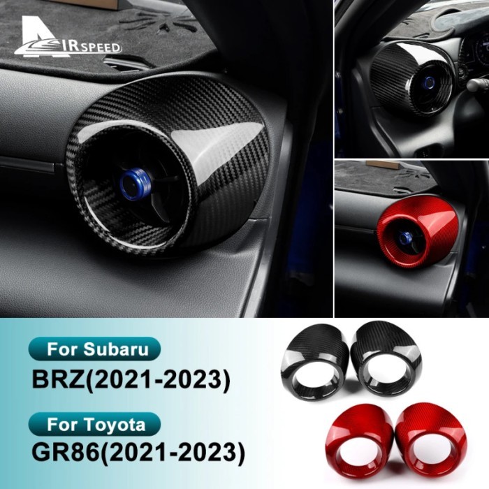 Real Hard Carbon Fiber Cover For Subaru BRZ Toyota GR86 2021 2022 2023 2024 LHD Sticker Accessories