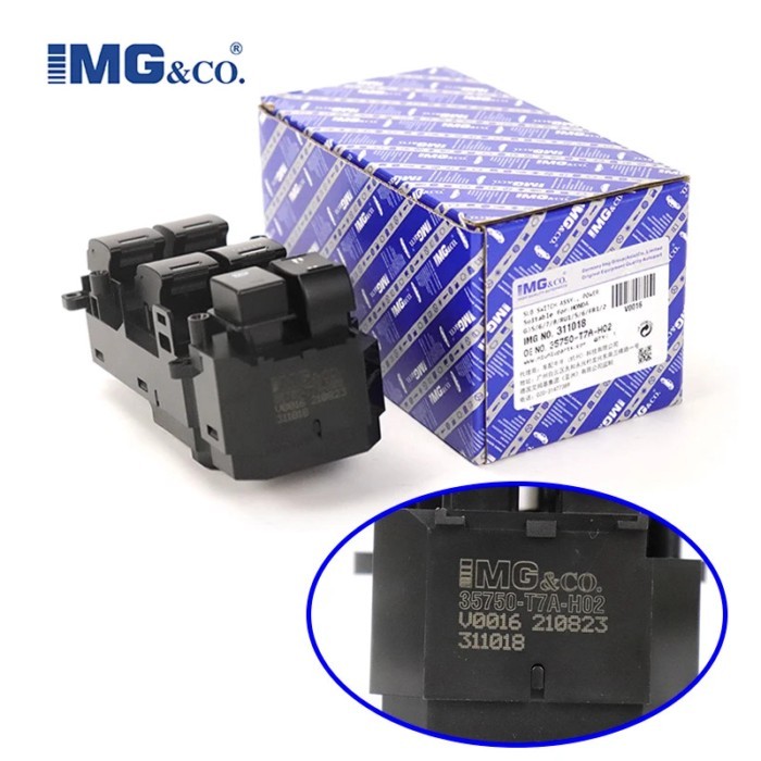 IMG Brand Car Electric Windows Lift Switch For Honda HR-V/Vezel XR-V 2016-2019 35750-T7A-H02 35750T
