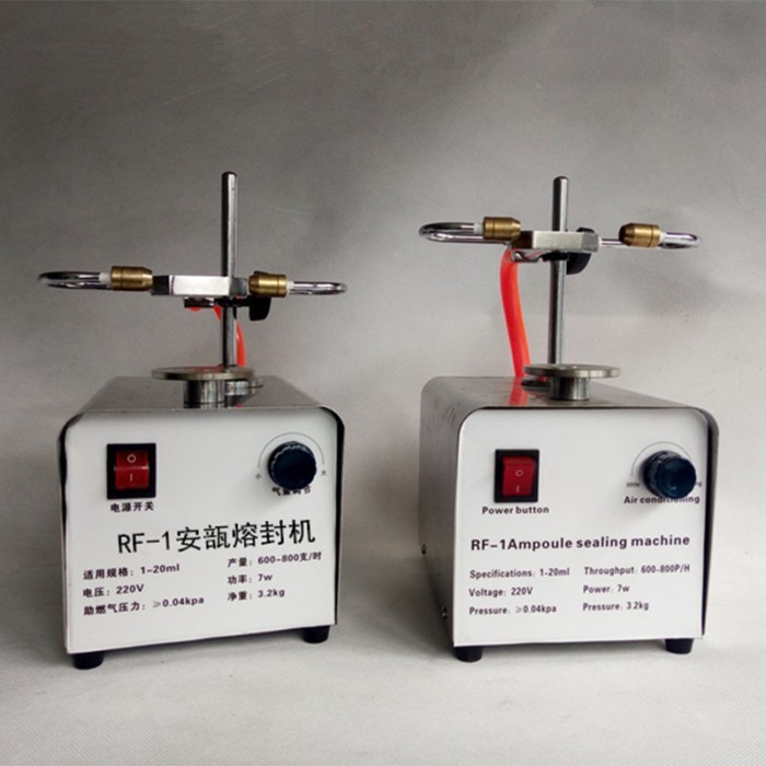 RF-1 Glass Bottle Melting Sealing Machine 220V Testing Reagent Bottle Melting Sealing Machine Low B