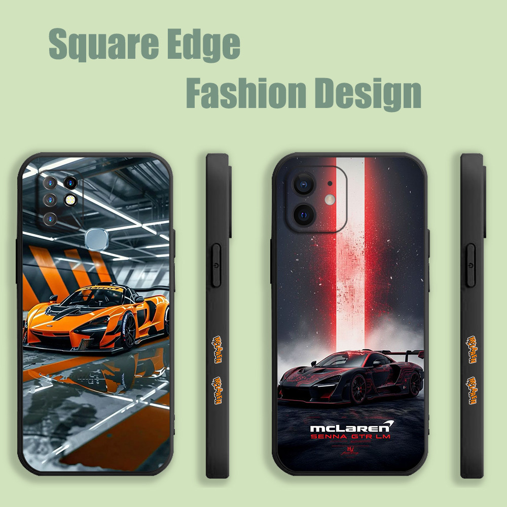 ปลอกสําหรับ Tecno Pova Neo 3 Spark 20 Pro 19 Pro 6 Pro Go 30 30C McLaren Senna JGL45 เคสโทรศัพท์ขอบส