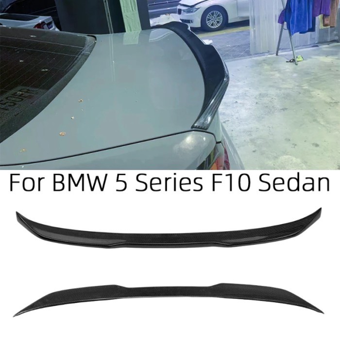 For BMW 5 Series F10 F18/F10 M5 Sedan DA/PRO Style Carbon fiber Rear Spoiler Trunk wing 2009-2017 F