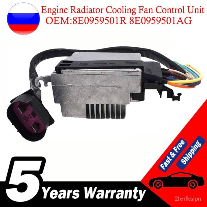 For Audi 2002-09 8E0959501AG Engine Radiator Cooling Fan Control Unit Module 8E0959501R 8E0959501D
