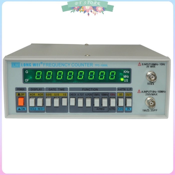 TFC2700L Digital Display High Precision Frequency Meter High Resolution Frequency Counter 10HZ-2.7G