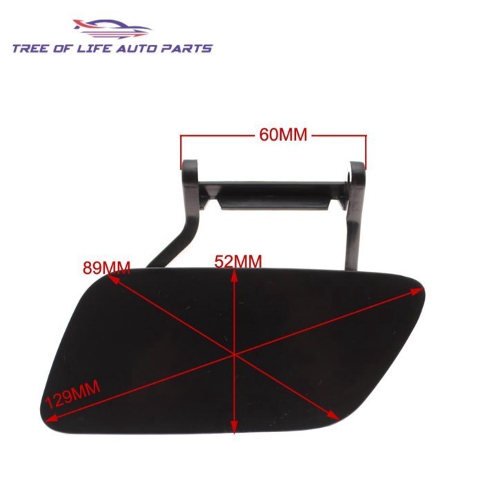 Pair Front Headlight Washer Cover Cap Primers For Audi A5 S5 2012-2016 8T0955276B 8T0955636A 8T0955