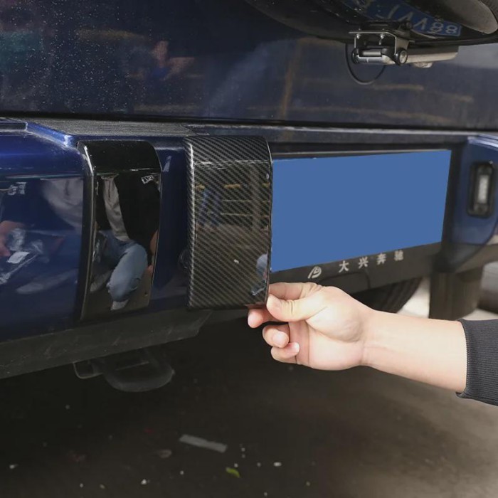 For Mercedes Benz G Wagon G Class W463 G350 G400 G500 G55 G63 G65 ABS Plastic Rear Bumper Decoratio