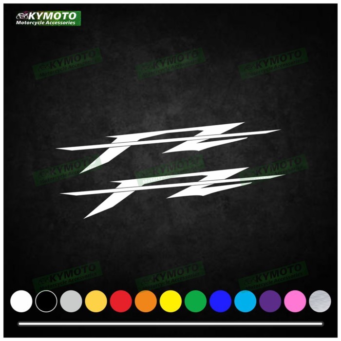 For YZF FZ FZ1 R1 R1M motorcycle accessories decal fairing decoration helmet fuel tank engine logo