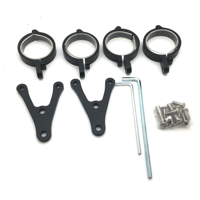 Universal Motorcycle7 Inch Headlight Housing Both Sides Bracket 7 Inch Headlight Mounting Bracket A