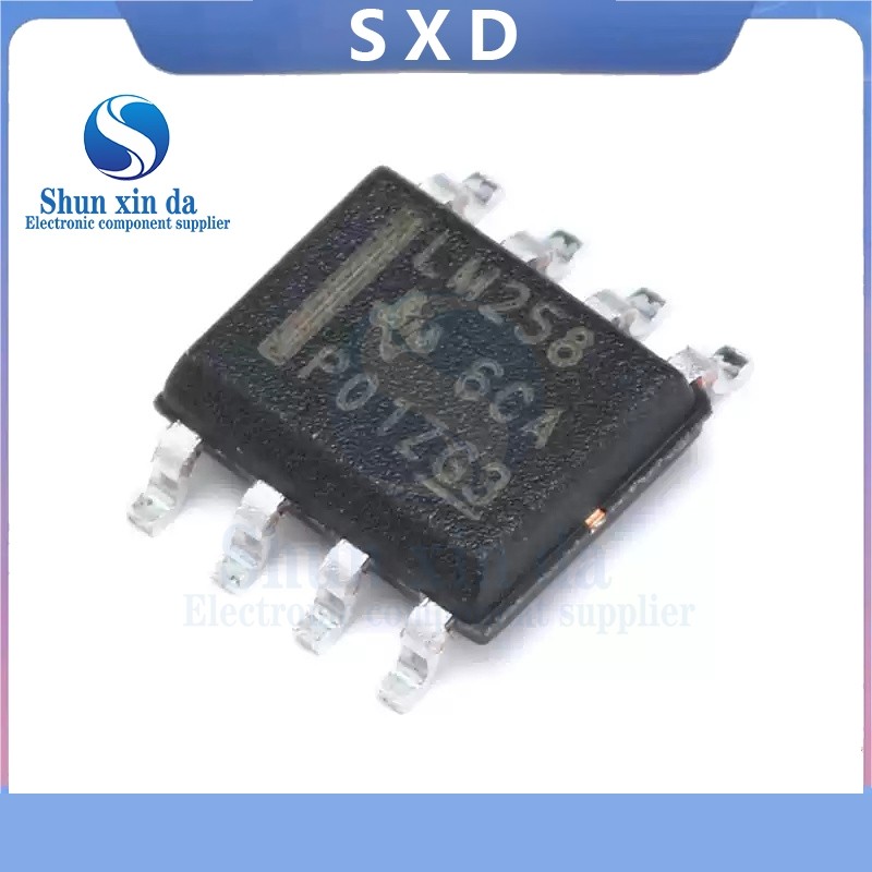 10PCS LM258 LM258P LM258DR LM258ADR LM258A SOP8 SMD DIP Operational Amplifiers - Op Amps Dual Low Po
