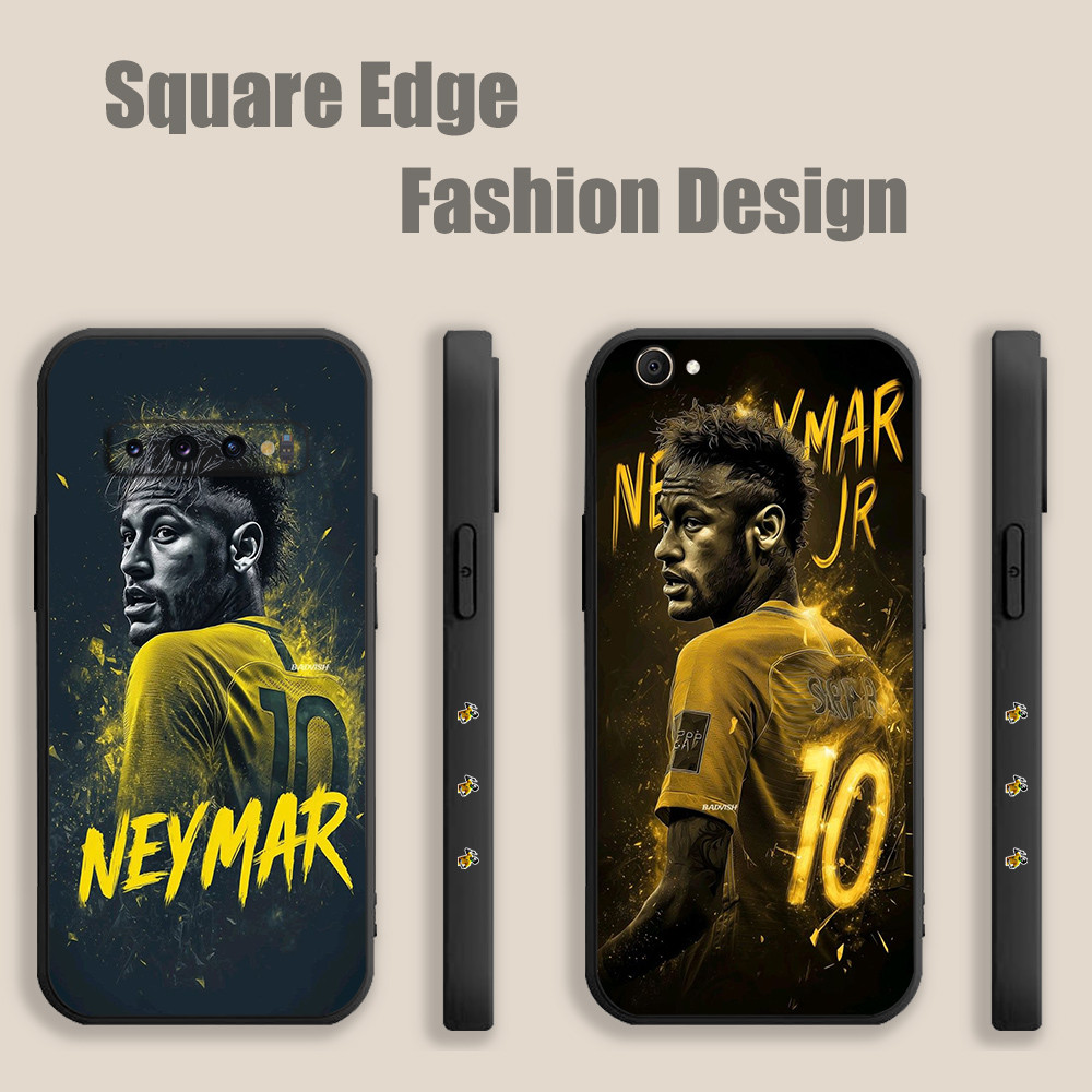 สําหรับVivo Y72 5G V23e V23 S12 Y01 Y03 Y55 X80 Pro Player Neymar Jr OYZ59 เคสโทรศัพท์สแควร์ขอบ