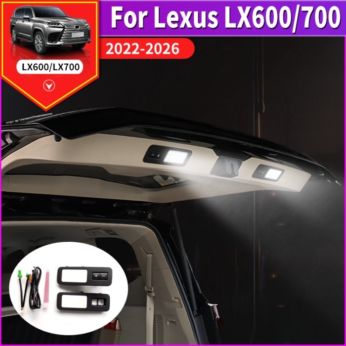 For Toyota Lexus LX700h LX600 2026-2022 Car Trunk Warning Light Durable Provides Safety Warning Eas