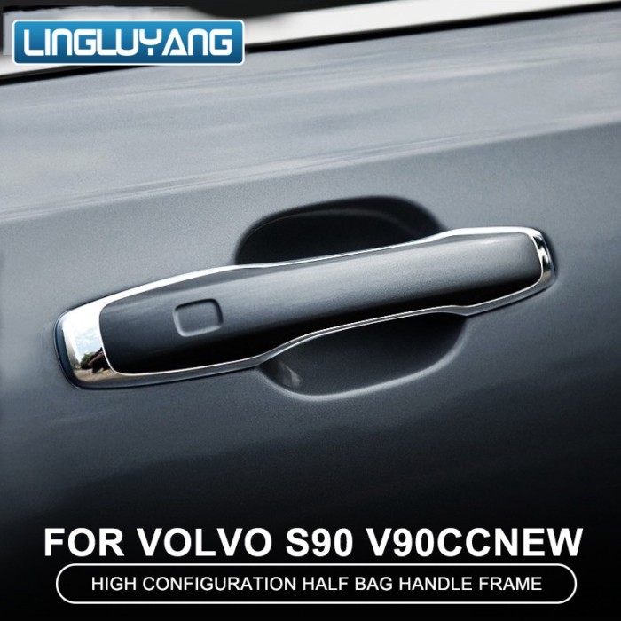 car accessories for volvo XC60 xc90 S90 V90 2018-2025 2024 door handle decorative stickers modified