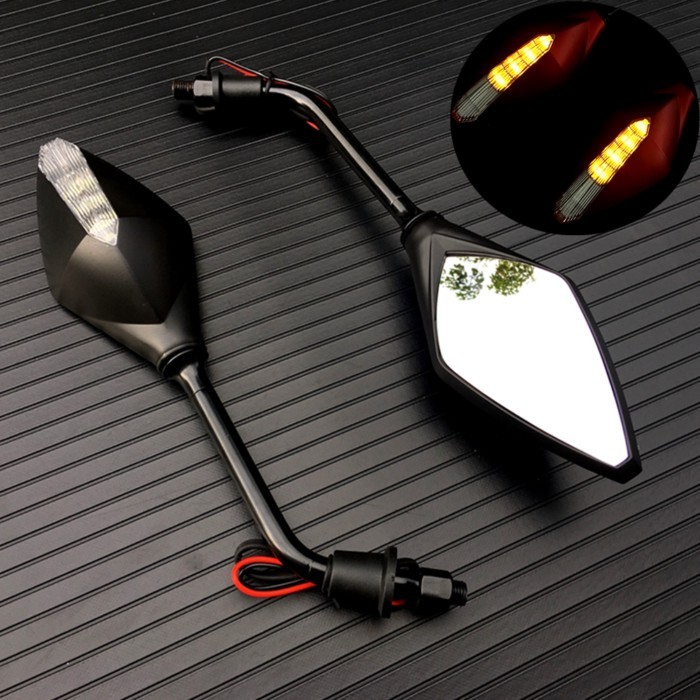 5 colors Modified irons   ABS shell Universal Motorcycle Rearview Mirrors Motorbike Scooter Side Mi