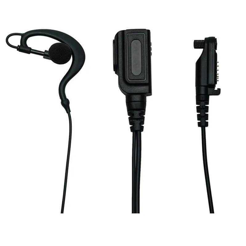 ▥ Risenke-Walkie Talkie Earpiece,Radio Headset With Ptt,For Hytera Pd600,Pd602,Pd605,Pd662, Pd6