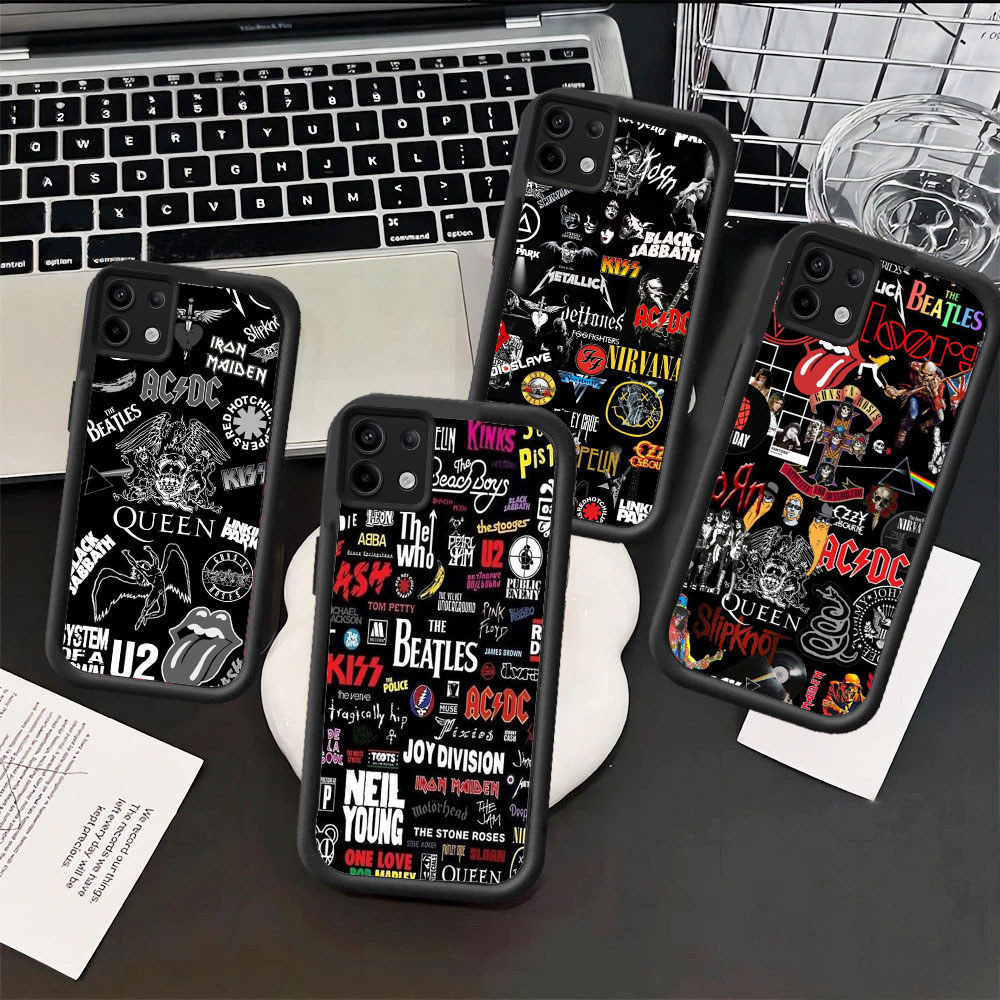 WC33 Rock Band Casing สําหรับ Hp ชุบ Tecno ITEL Infinix Spark Pova POP Zero 5 P55 RS4 8 A70 GO 30 7 