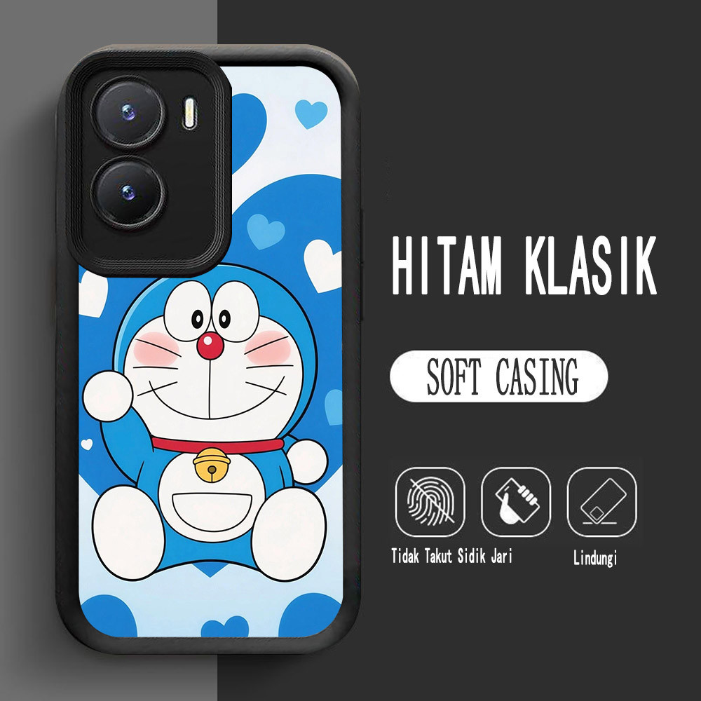 เคสสําหรับ VIVO IQOO Y16 Z9X Y02S Y56 Z9 5G Soft L-22 Doraemon