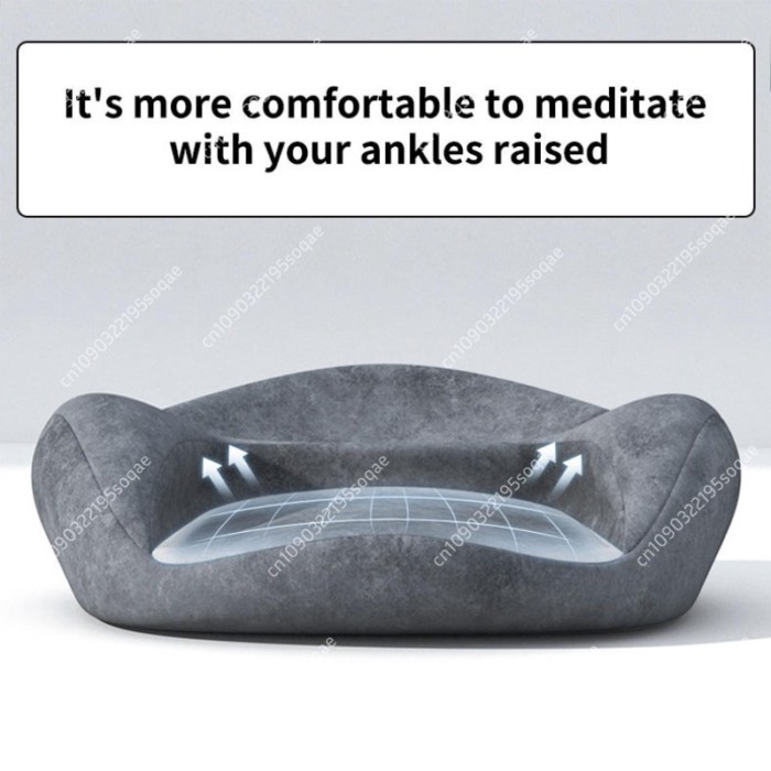 Meditation cushion, yoga practice, sitting meditation, meditation and worship mat, ergonomics, home