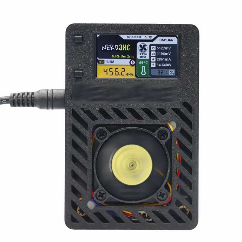 เปิดแหล่งที่มา Bitaxe Ultra 500gh/s 15W Bitcoin Home Crypto Miner พร้อม PSU
