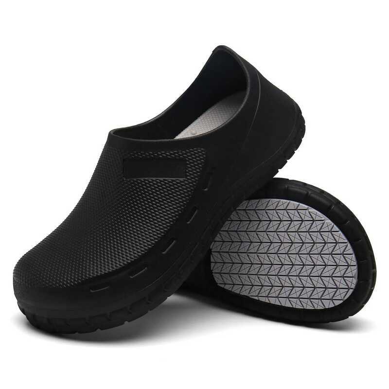 C EVA Unisex Shoes Non-Slip Waterproof Oil-Proof Kitchen Work Cook Shoes For Chef Master Hotel Rest