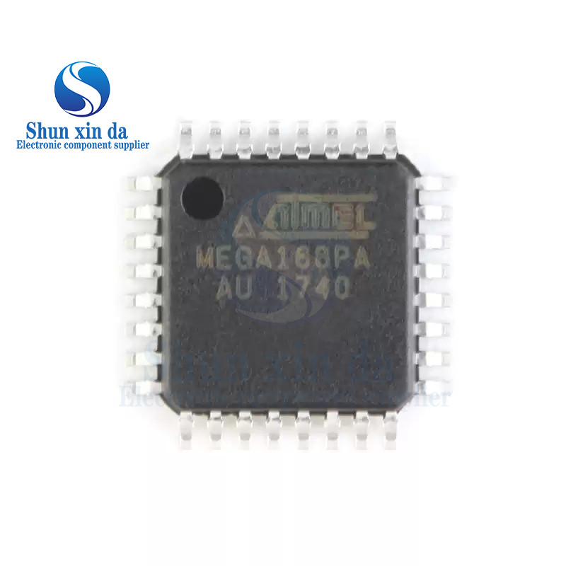 ATMEGA168PA-AU ATMEGA168PA-AUR MEGA168PA ATMEGA168 TQFP-32 ไมโครคอนโทรลเลอร์ 8 บิต - MCU 16KB FLASH 