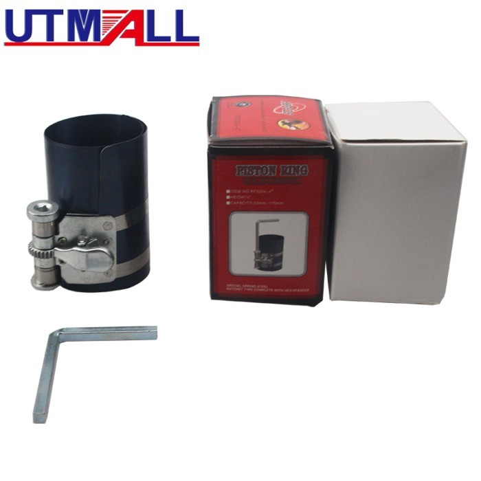 3 Inches / 4 Inches Auto Engine Piston Ring Compressor Tool Installer Tire Ratcheting Installation