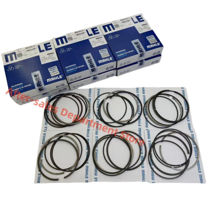 6x Piston Rings Set STD For BMW 3.0L 335i 535i X6 Z4 E60 E71 E90 N54B30A 3.0 11257577586 / 11257570