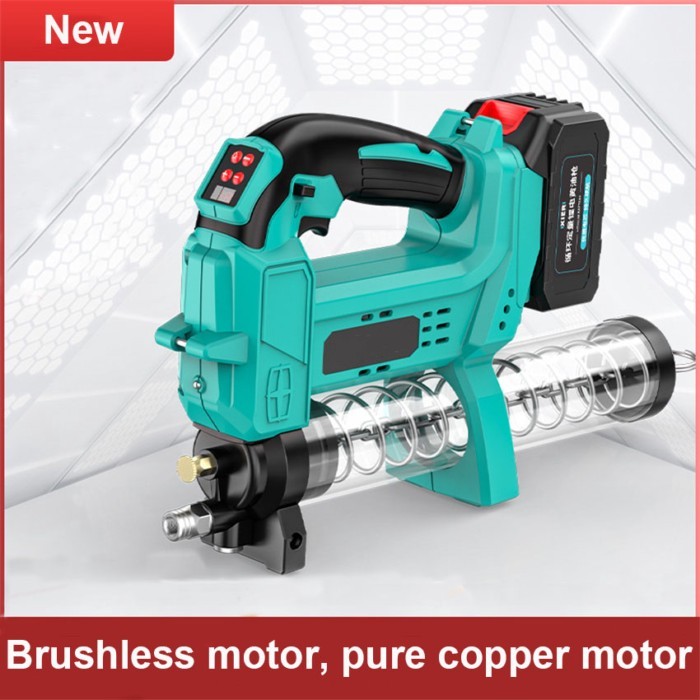 Electric Grease Gun 4.0Ah 24V Rechargeable Lithium Battery Cordless Grease Gun Automatic Butter Mac