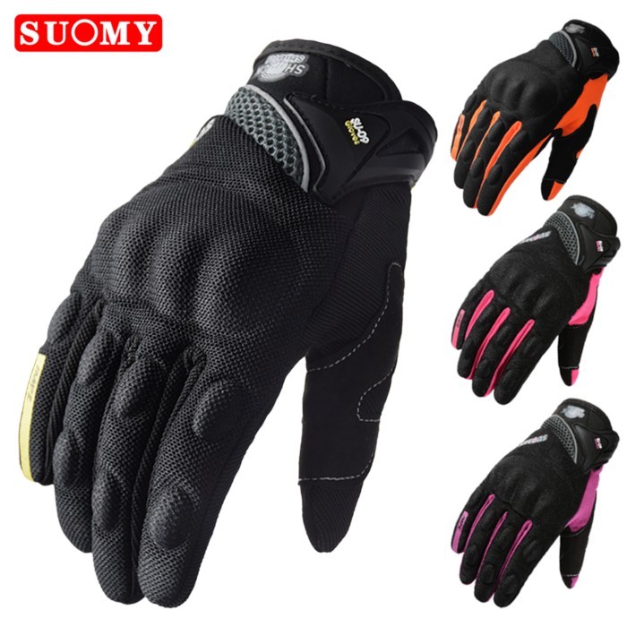 Suomy Summer Motorcycle Gloves Men Women Motorcyclist Gloves Breathable Touchscreen Moto Biker Cycl