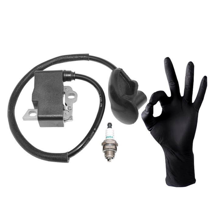 Ignition Coil Module BM6A Spark Plug For Stihl FS120 FS120R FS200 FS250 FS300 FS350 BT120C BT121 FR