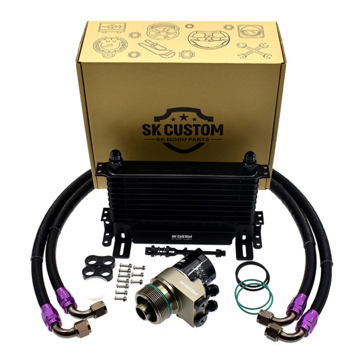 SK CUSTOM For Volkswagen Audi Third Generation EA888 Engine Oil Cooler Kit A3 A4 A5 Golf MK7 MK7.5