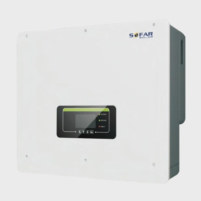 Three Phase Sofar hybrid solar inverter off and on grid  power  3 phase 48v 20kw