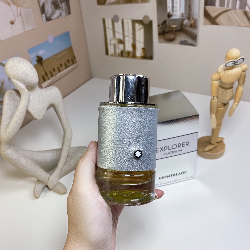 เบาะใหม่ 43 Montblanc Explorer Platinum Ice Peak Traveler 100ml Montblanc Explorer Platinum, 2023 ยี