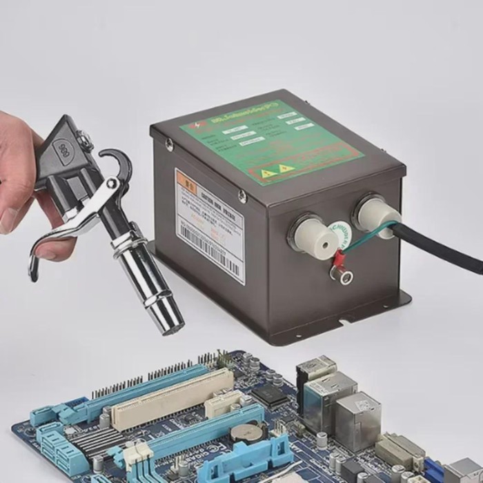 Ionizing Guns Anti Static Ionizer Electrostatic Eliminator+ 4.6KV High Voltage Generator Eliminator