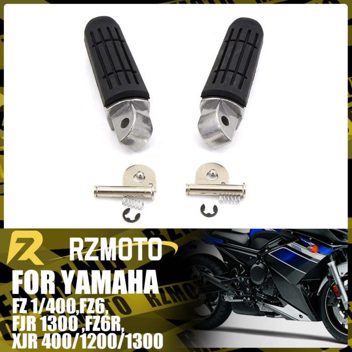 Rear Foot Rests Pedal Bracket Assembly Kit For YAMAHA FJR1300 FZ1 FZ400 FZ6 FZ6R XJR400 Motorcycle
